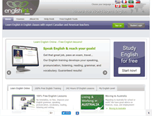 Tablet Screenshot of englishlink.com